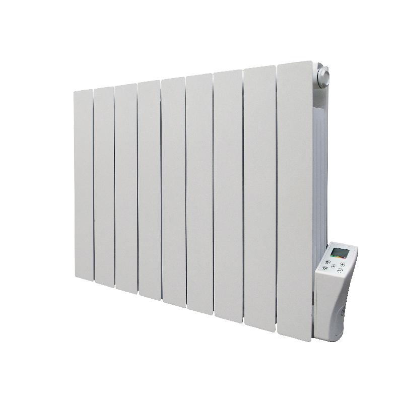 Radiateur électrique fixe 1500W - Inertie fluide - Fonction ASC - Programmable - Détecteur de fenêtre ouverte - Blanc - Adda Allauve_0