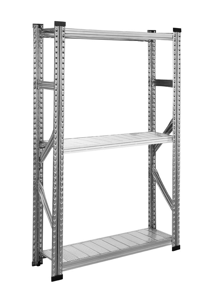 RAYONNAGE GALVASTAR L.900 X P.400 X H.1576 MM DÉPART