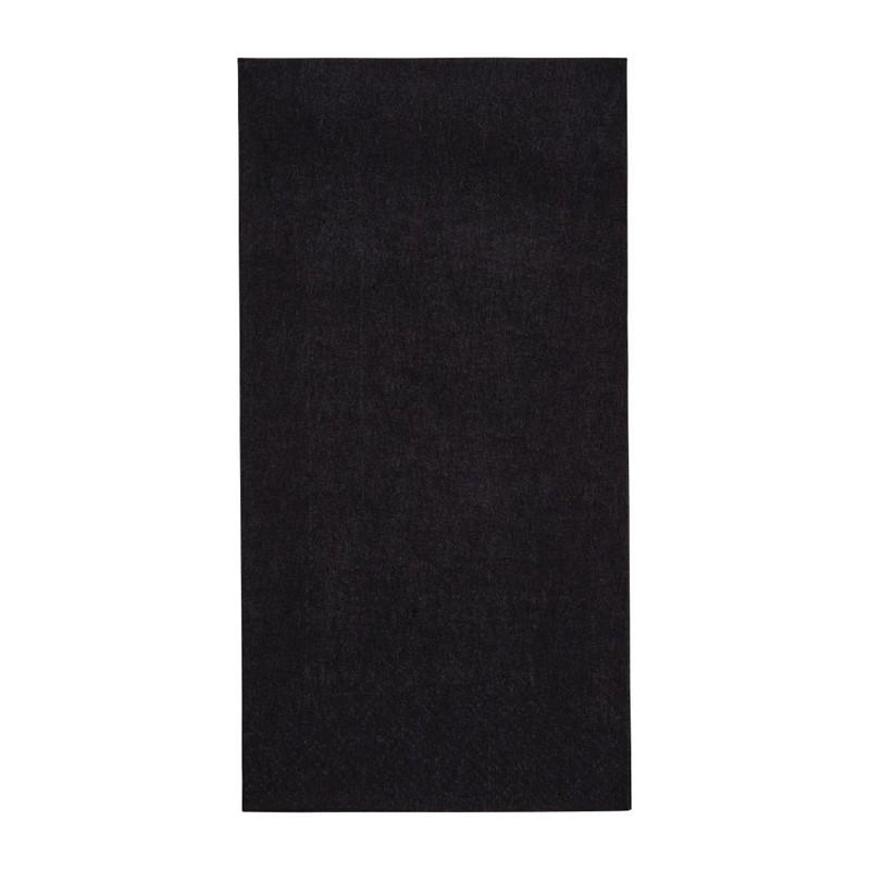Serviettes diner 3 plis Recyclable noires 40x40cm pliage 1/8 (Lot de 1000) | Fiesta - FE261_0