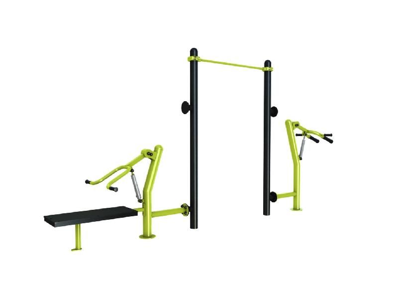 Station Combo 3-2 - Chest Press, Hack Squat et barre de traction_0