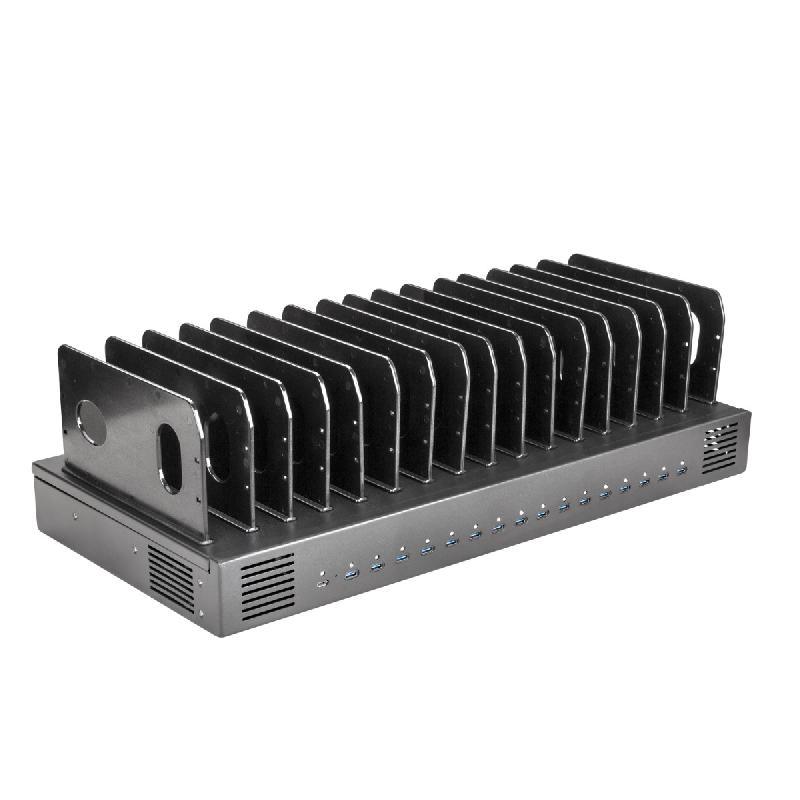 Station de charge USB-C 1000W à 16 ports - noir_0