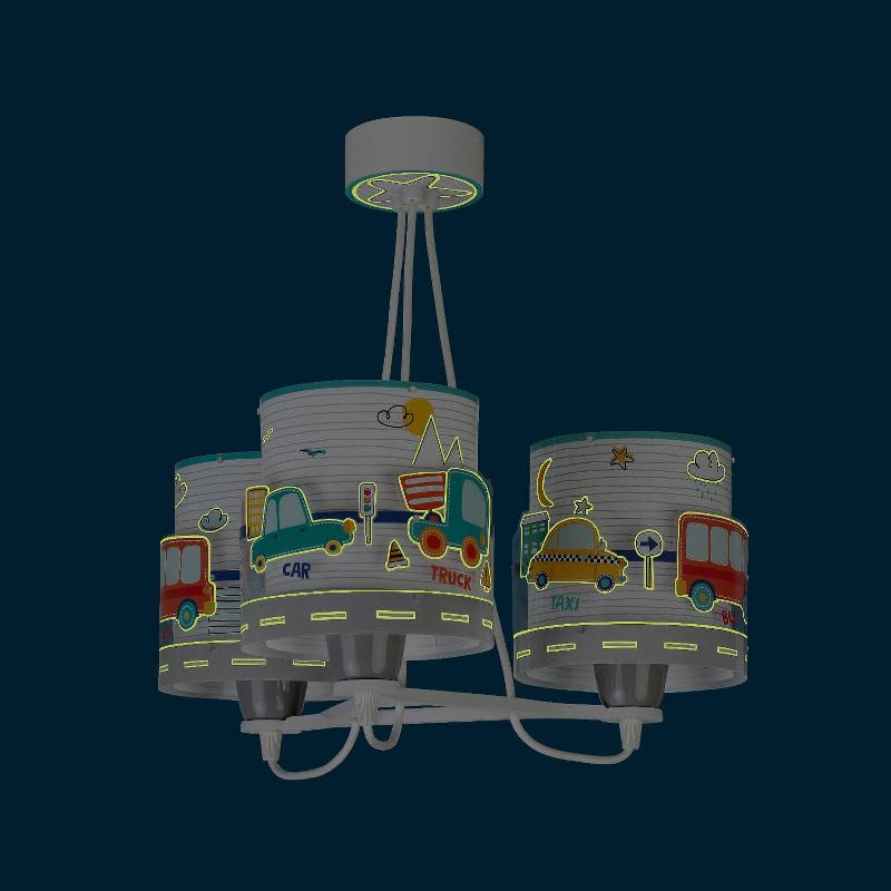 DALBER SUSPENSION ENFANT BABY TRAVEL, 3 LAMPES