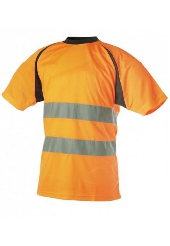 T-shirt haute visibilité - bandes rétro-réfléchissantes - classe 2 - polyester_0