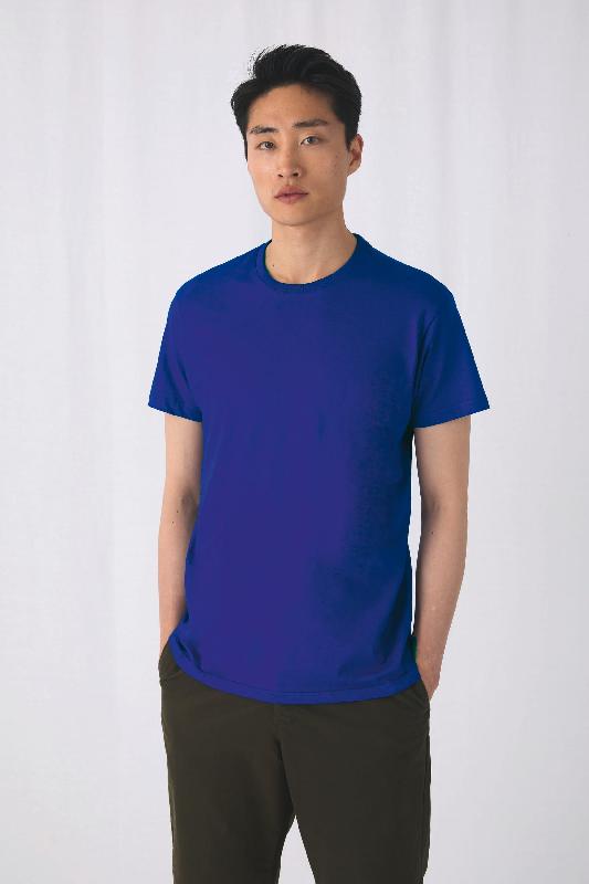 T-shirt homme #E190 - Réf: CGTU03T - 100% coton pré-rétréci ring-spun - Marque B&C - Tailles 3XL à 5XL - Couleur White_0