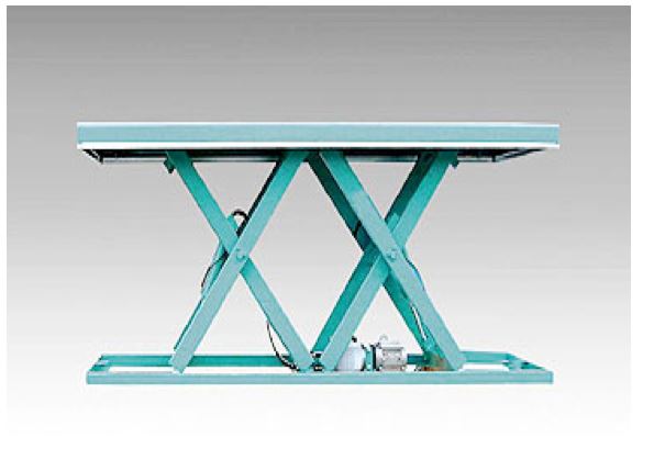 Table élévatrice à 2 pantographes pour la manutention de charges de grandes dimensions et de charges lourdes_0