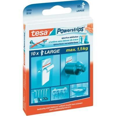 TESA POWERSTRIPS® LARGE TESA 58000-00102-00 BLANC 1 L'ENS.