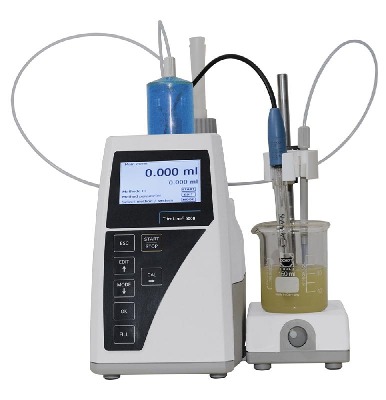 TITRATEUR SI ANALYTICS MODÈLE TITROLINE 5000 PH ET MV (CHLORURES)