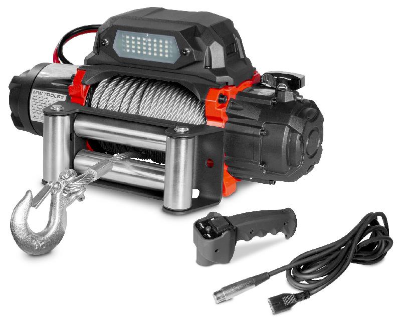 TREUIL ÉLECTRIQUE 24V ACIER 5443KG 26M HAUTE VITESSE MW-TOOLS SEL550024