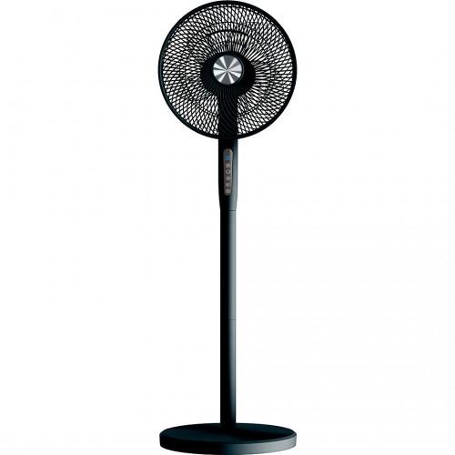 VENTILATEUR SUR PIED RÉGLABLE - 12 VITESSES - NOIR - TORNADE AXELAIR