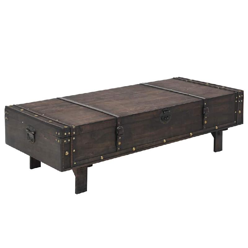 VidaXL Table basse contreplaqué style vintage 120x55x35 cm Modèle Atlas Office Pro Signature - 245802XL_0