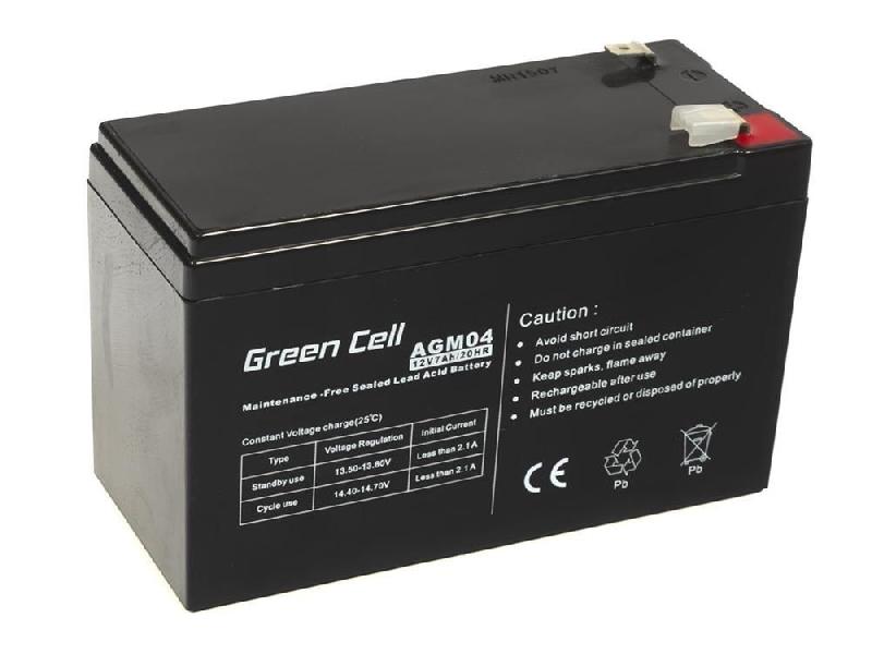 Batterie pour onduleur Green Cell AGM04 - Sealed Lead Acid (VRLA) 12V 7Ah - 1 pièce_0