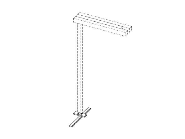 Support fixation sur rail pour lampe Stamilo_0