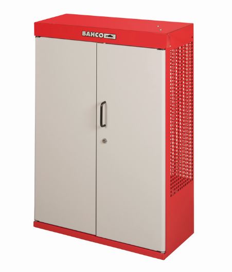 Armoire murale 2 portes, rouge, 900 mm x 250 mm x 602 mm - 1495CD60RED_0