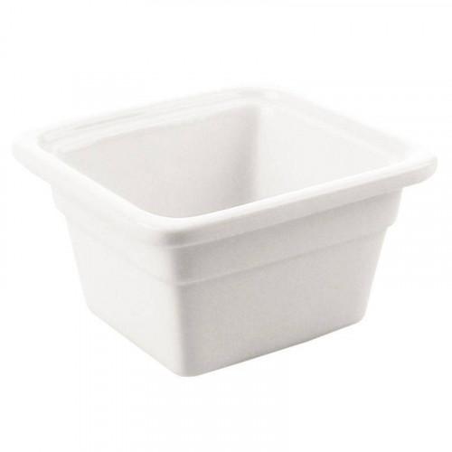 BAC GASTRONORM GN 1/6 HAUTEUR 100 MM EN PORCELAINE OLYMPIA