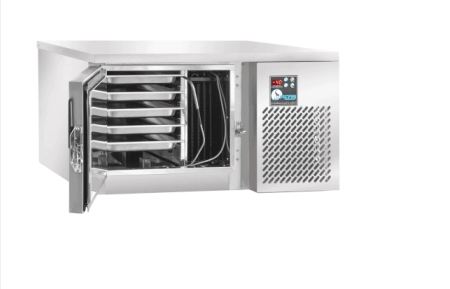 Cellule de refroidissement à grilles pour crèmes glacées - 4 bacs / 2 niveaux - HIC - Durcissement rapide à -20°C_0