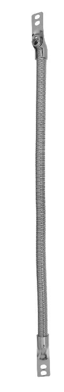 DLMS gaine ressort à encastrer - acier chromé - ouverture 100° - longueur 250 mm_0
