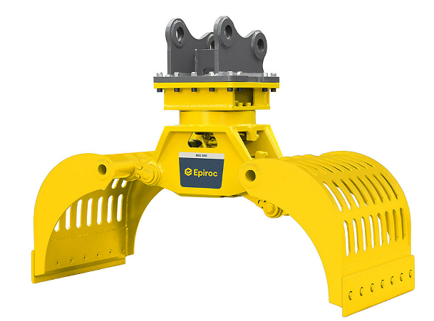 Grappin d'excavatrice MG 300 - Atlas Copco - pour porteurs 2 à 5 tonnes, 290 kg, 2 tonnes de force de fermeture_0