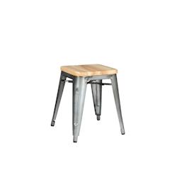 Halenbeeks Tabouret de bar monaco - gris acier 615018AW_0