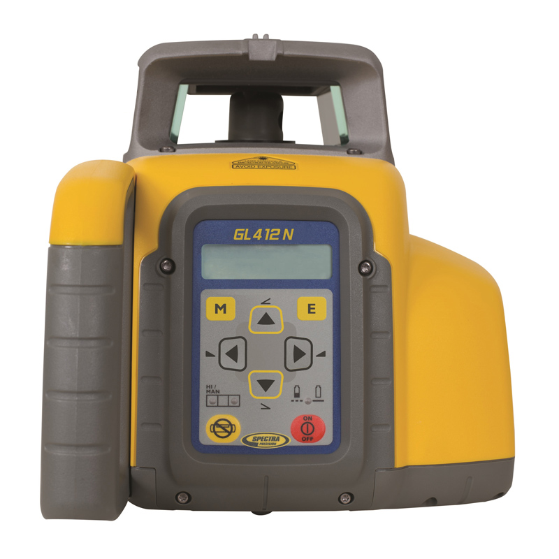 Laser rotatif simple pente - GL412N pour terrassement agricole et travaux publics avec accessoires inclus_0