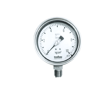 Manomètre inox TMP 104 - Élément de détection à tube de Bourdon - Boîtier robuste DIN_0