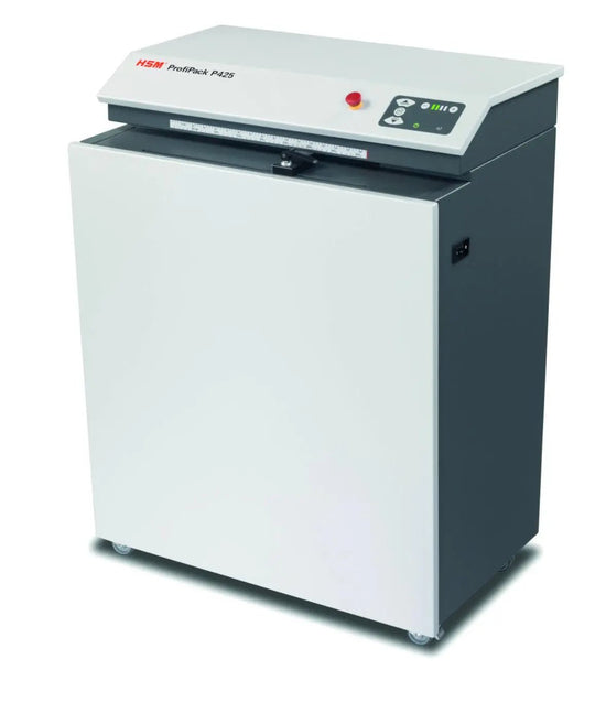 Matelasseur de carton professionnel et copeaux de calage 1870W - Débit horaire 100 kg/h - HSM ProfiPack ecoChip_0