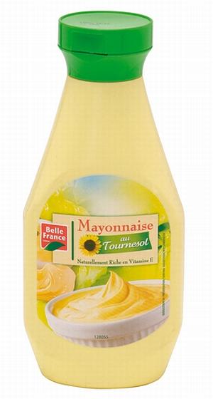 Mayonnaise tournesol - flacon souple 432g - idéale pour salades et viandes_0