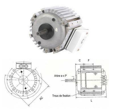 Moteur electrique cf22tp-0.55kw-4p-xnw_0