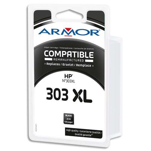 Armor cartouche compatible jet d'encre hp 303xl noir b20756r1_0