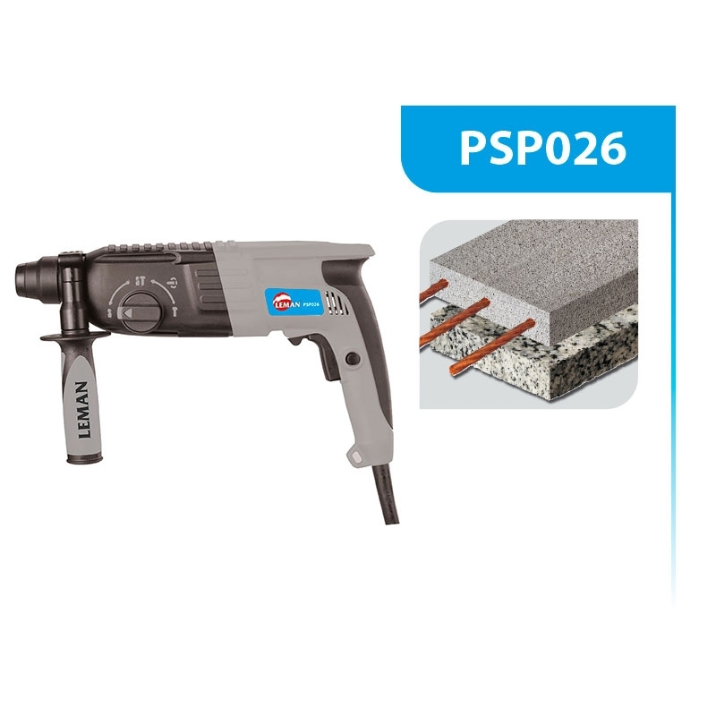 Perforateur burineur SDS - 800W - 3,2 Joules - 6 vitesses - Angle réglable 12 positions_0