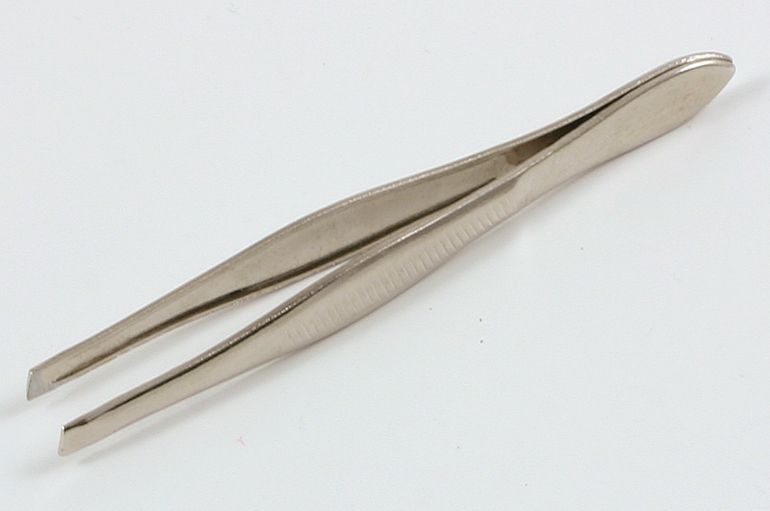 Pin 6067 in - matériel de secourisme Farmor - pince à échardes avec mors plats 8,5 cm_0