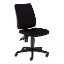SIÈGE TWITTER, CONTACT PERMANENT, PIÉTEMENT NYLON, DOSSIER TISSU NOIR ET ASSISE TISSU NOIR