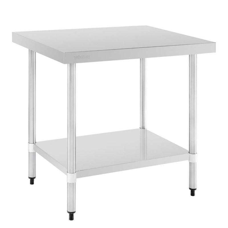 Table en acier inoxydable avec rebord VOGUE 1200x700x900mm - GJ507_0