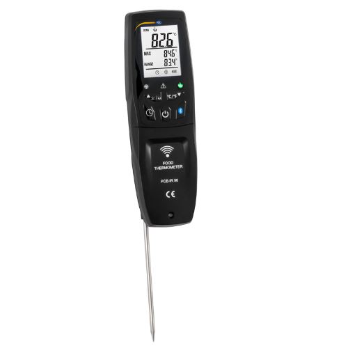 Thermomètre infrarouge PCE-IR 90 - PCE Instruments - mesure de surface et interne - Bluetooth - -40 à 300°C_0