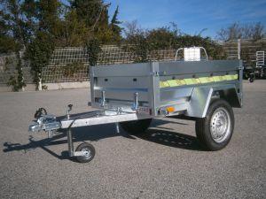 Remorque utilitaire 146x98x40 - Rustique 150 - 1 essieu - 500 à 600 kg PTAC_0