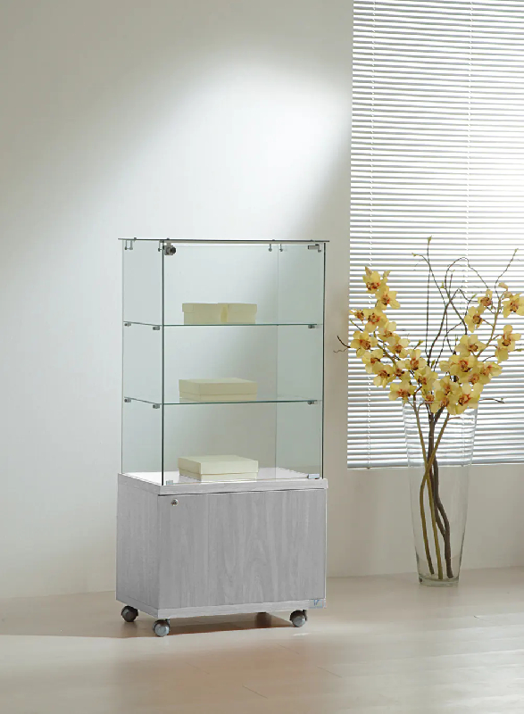 Vitrine avec meuble bas 6/14mva - gris_0