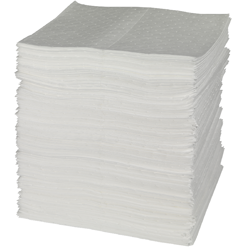 200 feuilles d'absorbant double épaisseur sans voile de renfort - 41 cm x 46 cm - Absorption 113 à 208 L_0