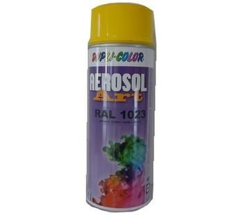 AEROSOL PEINTURE ART JAUNE TRAFIC RAL 1023