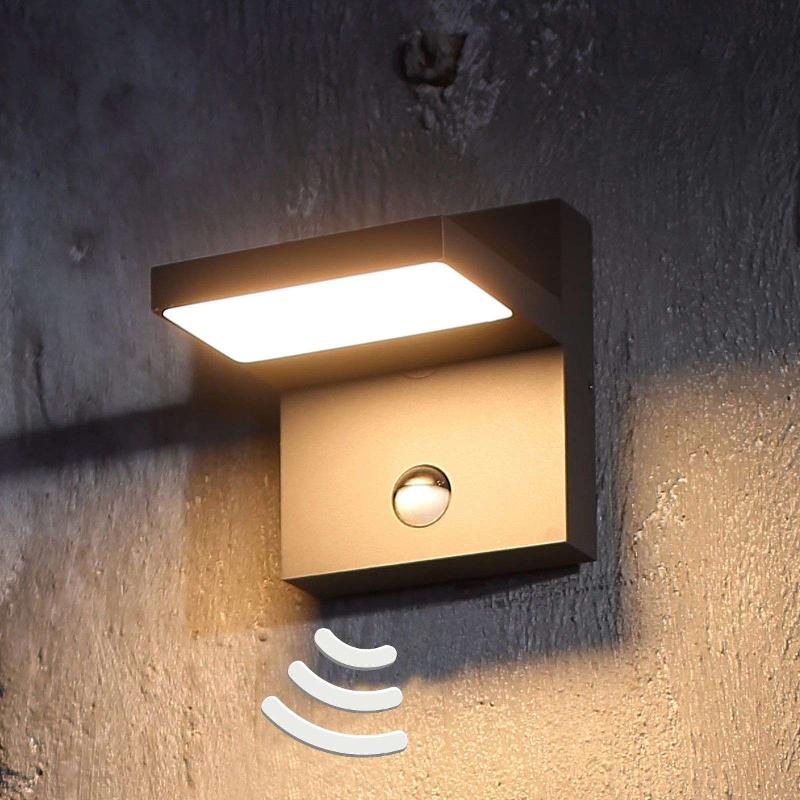LUCANDE, APPLIQUE D\'EXTÉRIEUR LED SILVAN, ANTHRACITE, DÉTECTEUR, IP54