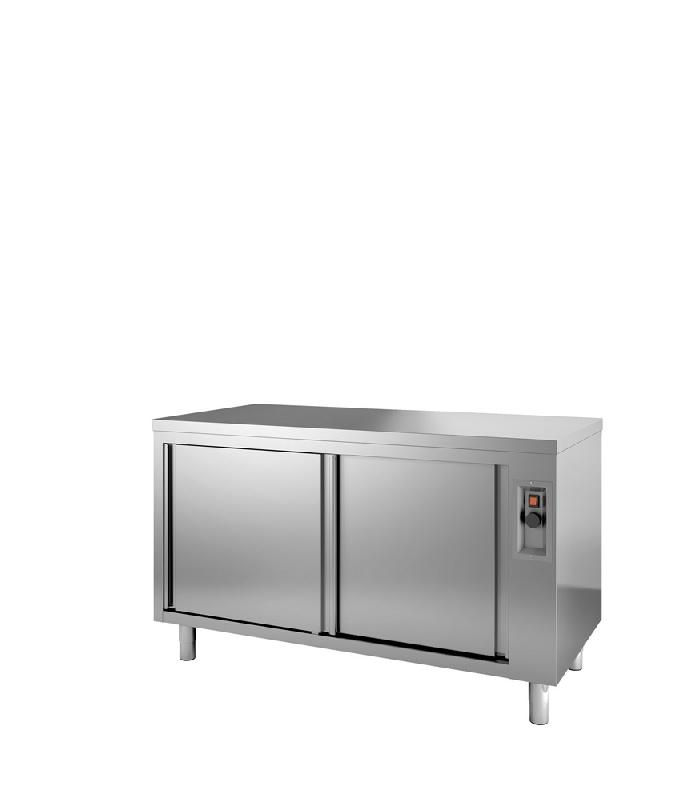 Armoire chauffante professionnelle en inox - maintien chaud 1400x600 - Réf : 7452.0072_0
