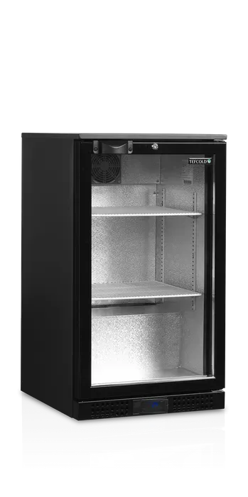 Arrière de bar 105 l noir 1 porte vitrée - 500x520x870 mm - PDB106H_0