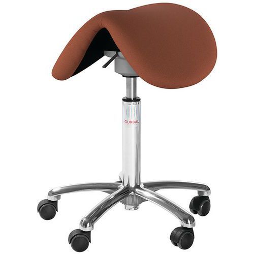 SIÈGE DALTON FLEXMATIC - TISSU CURA - MEDIUM - ORANGE - GLOBAL PROFESSIONAL SEATING