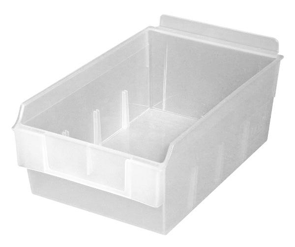 Bac en plastique professionnel - dimensions 130 x 210 x 80 mm_0
