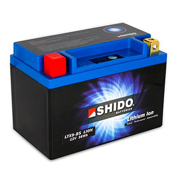 Batterie moto lithium LTX9-BS SHIDO 12V 3Ah - Performances supérieures et ultralégère_0