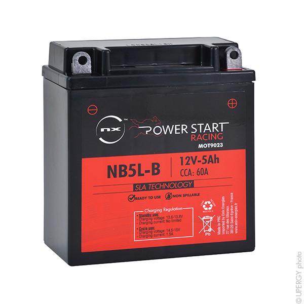 BATTERIE MOTO YB5L-B / NB5L-B / 12N5-3B 12V 5AH_0