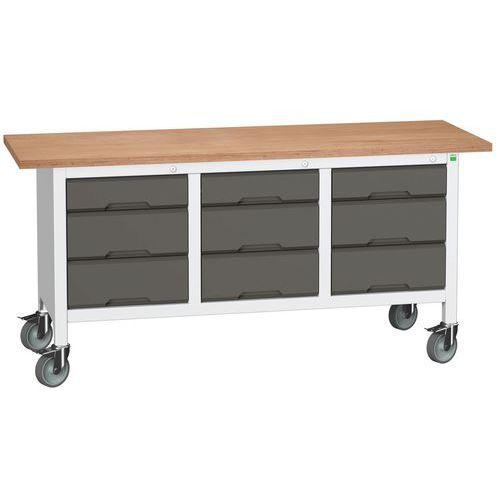 BOTT 1 ETABLI MONOBLOC ROULANT VERSO1750X600 M23 - BOTT