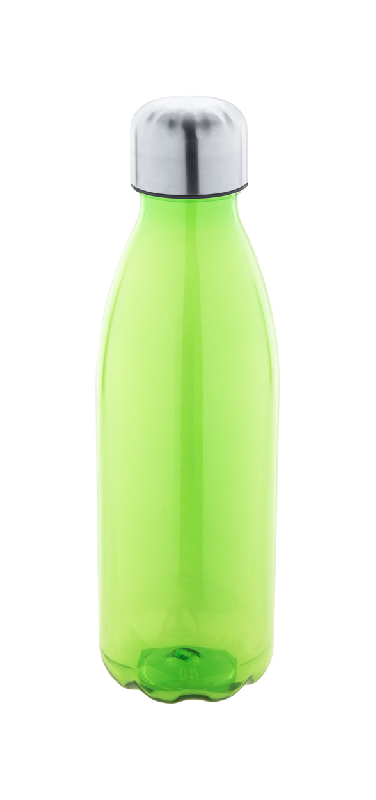 Bouteille en RPET - 600 ml - avec bouchon en acier inoxydable - sans BPA_0