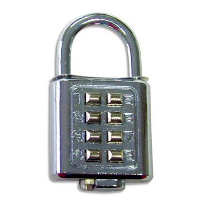CADENAS A COMBINAISON DIGITALE EN METAL SAFETOOL - 8 CHIFFRES - 30 MM