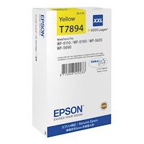 CARTOUCHE EPSON T789 TRÈS HAUTE CAPACITÉ JAUNE POUR IMPRIMANTE JET D'ENCRE