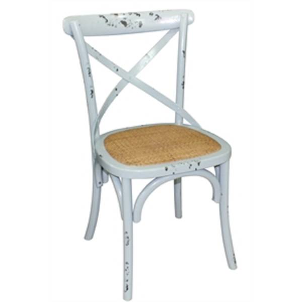 Chaise en bois vintage dossier croisé - modèle TRGG656 - fabrication Chine - dimensions 880x460x540mm_0