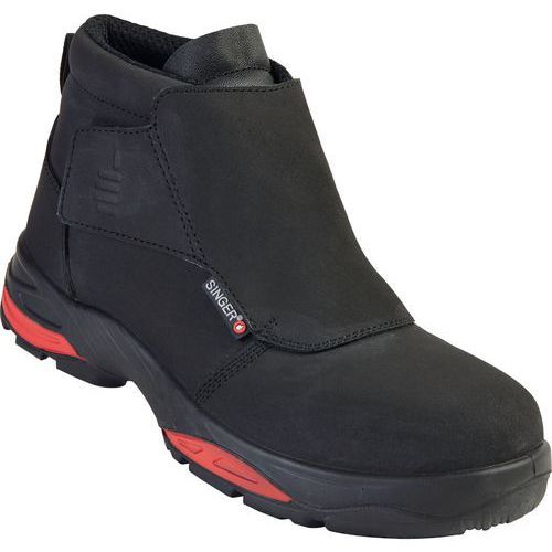 CHAUSSURE DE SOUDURE EN CROÛTE DE TAILLE 45 - SINGER SAFETY